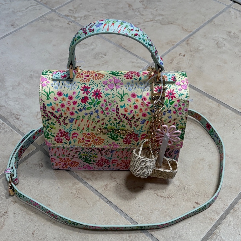 Betsey Johnson Floral Handbag - Picture 2 of 16